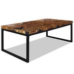Teakhouten Salontafel - Tweedekansje - Duurzaam & Stijlvol, 100 tot 150 cm, Rustiek, Nieuw, Minder dan 50 cm