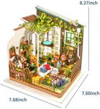 Robotime Millers Garden met LED licht Knutselen Houten M..., Hobby en Vrije tijd, Verzenden, Nieuw