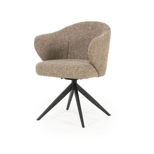 Stoel Connor - Bruin Donna - 96342 - eetkamerstoelen, Huis en Inrichting, Stoelen, Nieuw, Stof