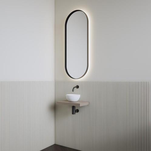 Fonteinset | BWS Leto | Planchet Taupe | Waskom Mat Wit, Doe-het-zelf en Verbouw, Sanitair, Overige typen, Nieuw, Ophalen of Verzenden