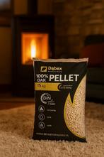 Houtpellets EIKEN, Dabex DIN plus, veel warmte weinig as!!, Tuin en Terras, 3 tot 6 m³, Ophalen of Verzenden, Eikenhout, Blokken