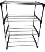 Schoenenrek 4-Laags Zwart/Zilver – Modulair -, Kleding | Heren, Schoenen, Verzenden, Nieuw, Merkloos