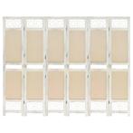 vidaXL Kamerscherm met 6 panelen 210x165 cm stof, Verzenden, Nieuw