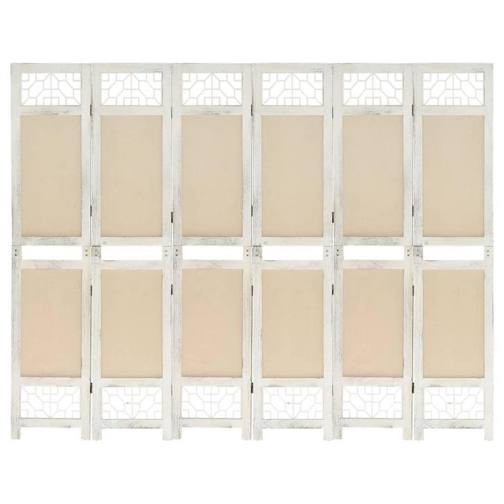 vidaXL Kamerscherm met 6 panelen 210x165 cm stof, Huis en Inrichting, Woonaccessoires | Kamerschermen, Nieuw, Verzenden