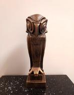 Naar C. Coenrad - sculptuur, Art Deco Uil - 25 cm - IJzer