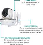 Alecto DVM200XL - Babyfoon met Camera - Groot scherm - Op af, Kinderen en Baby's, Babyfoons, Verzenden, Zo goed als nieuw