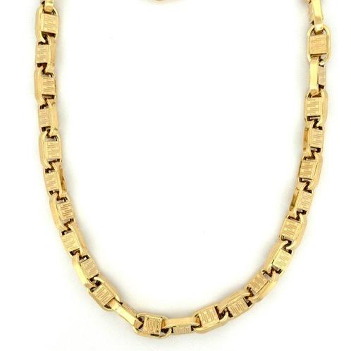Handmade - Halsketting - 42.3 g - 18 karaat Geel goud, Sieraden, Tassen en Uiterlijk, Kettingen