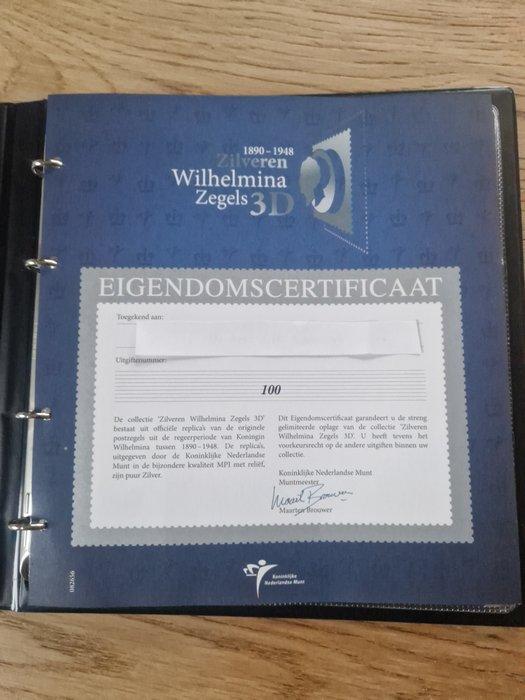 Nederland. Wilhelmina. 2000 De collectie Zilveren Wilhelmina, Postzegels en Munten, Munten | Nederland