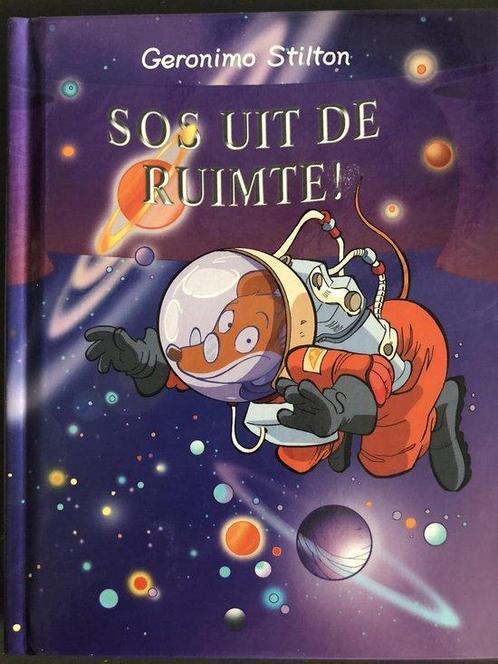 Boek Geronimo Stilton - SOS uit de ruimte! 9789085924234, Boeken, Overige Boeken, Zo goed als nieuw, Verzenden