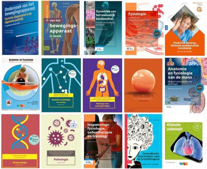 Fysiotherapie Studieboeken, Boeken, Studieboeken en Cursussen, Zo goed als nieuw, Verzenden