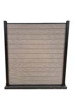 Modulair Schutting Composiet Licht Grijs 180x180 Cm (zonder, Nieuw