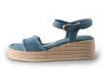 Tamaris Sleehakken in maat 38 Blauw | 10% extra korting, Tamaris, Zo goed als nieuw, Schoenen met hoge hakken, Verzenden