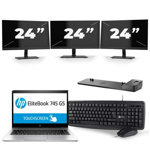 HP EliteBook 745 G5 - AMD Ryzen 7 2700U - 14 inch - 16GB RAM, Computers en Software, Windows Laptops, Zo goed als nieuw, Verzenden