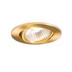 Moderne inbouwspot goud kantelbaar - Cisco, Huis en Inrichting, Lampen | Spots, Nieuw, Metaal of Aluminium, Modern