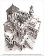 M. C. Escher (after) - Ascending and Descending (Stairs) -, Antiek en Kunst, Kunst | Tekeningen en Foto's
