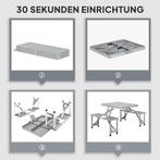 TRUUSK Campingtisch Klapptisch Mit 4 Stühle Klappbarer Garte, Verzenden, Nieuw