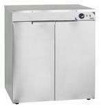 RVS dubbelwandige bordenwarmer | 2 deurs | 120 borden, Verzenden, Nieuw in verpakking