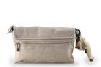 Kipling Schoudertas in maat standaard Beige, Verzenden, Zo goed als nieuw, Beige