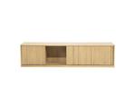 TV meubel Milo 180x42cm - naturel | Eleonora, Huis en Inrichting, Ophalen of Verzenden, Nieuw