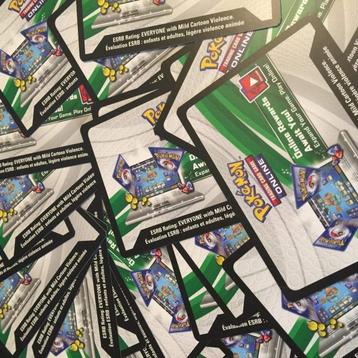 50x Online Code Cards (Pokémon Kaarten Sets, Pokemon TCG)