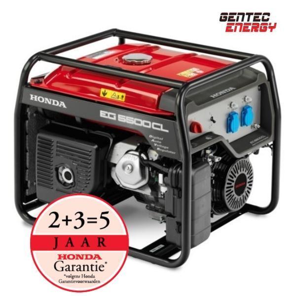 Aggregaat Honda EG5500CL 5500 Watt 230V, Doe-het-zelf en Verbouw, Aggregaten, Benzine, Nieuw, 5 tot 10 kVA, Verzenden