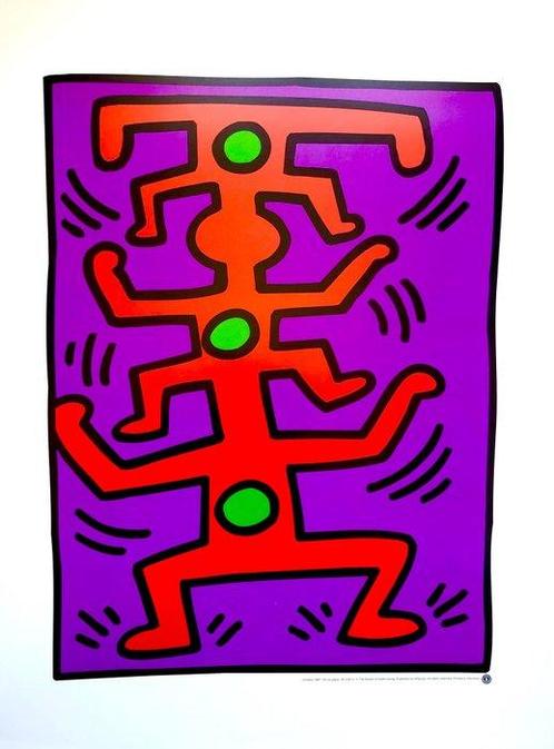 Keith Haring - Untitled - Offset lithography - TeNeues, Antiek en Kunst, Kunst | Tekeningen en Foto's