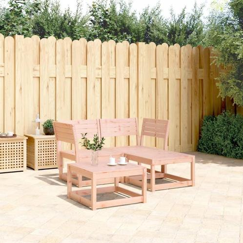 vidaXL 3-delige Loungeset massief douglashout, Tuin en Terras, Tuinsets en Loungesets, Loungeset, Nieuw, 3 zitplaatsen, Hout, Verzenden