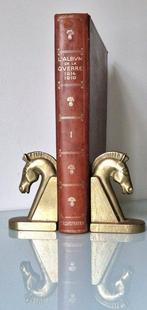 Boekensteunen - Verguld messing - Massif, Art Déco, Antiek en Kunst