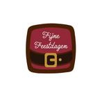 Callebaut Chocoladedecoratie Fijne Feestdagen Kerstman 216st, Verzenden, Nieuw