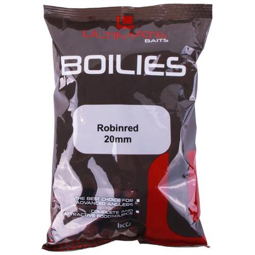 Ultimate Baits Boilies 20mm 1kg - Robinred, Watersport en Boten, Hengelsport | Algemeen, Overige typen, Nieuw, Verzenden
