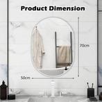 2dekans | coast Ovale badkamerspiegel 70,5 x 50,5 cm -, Ophalen of Verzenden, Zo goed als nieuw