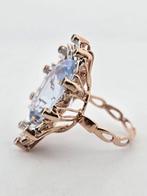 Zonder Minimumprijs - Ring - 10 kt. Roségoud Topaas -, Nieuw