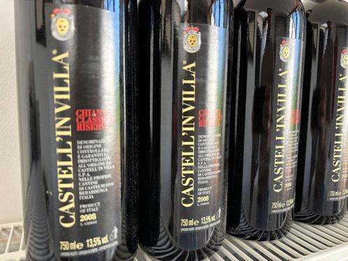 2008 Castellin Villa - Chianti Classico Riserva - 6 Flessen, Verzamelen, Wijnen