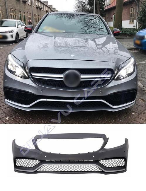 C63 AMG Look Voorbumper voor Mercedes Benz C-Klasse W205, Auto diversen, Tuning en Styling, Ophalen of Verzenden