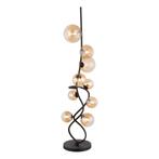 Vloerlamp TUBERIUS Glas 150.0cm Matt zwart, Huis en Inrichting, Lampen | Vloerlampen, Nieuw, Ophalen of Verzenden, Metaal