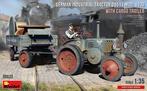 Miniart - 1/35 German Tractor D8511 Mod. 1936 Cargo Trailer, Hobby en Vrije tijd, Modelbouw | Overige, Nieuw, 1:50 tot 1:144