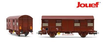 jouef HJ6217 H0 wagon SNCF, gesloten wagon met 2 assen G4, beschikbaar voor biedingen