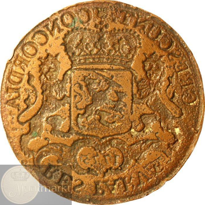 Nederland - Utrecht. Galvano dukaton of zilveren rijder in, Postzegels en Munten, Munten | Nederland