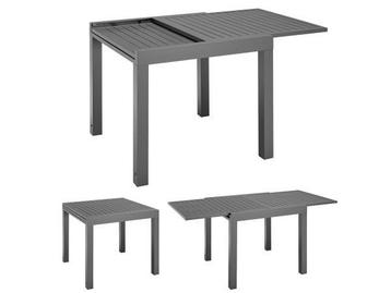 Veiling - Uitklapbare Tuintafel Laki - 80 x 80 cm - Antracie beschikbaar voor biedingen