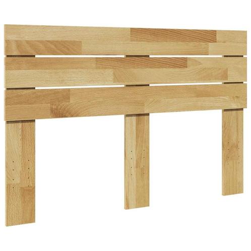 vidaXL Hoofdeinde 120 cm massief hout eiken, Huis en Inrichting, Slaapkamer | Bedden, Bruin, Nieuw, Hout, Verzenden