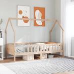vidaXL Bedhuis massief grenenhout 80x200 cm, Huis en Inrichting, Slaapkamer | Bedden, Eenpersoons, Bruin, Verzenden, Nieuw