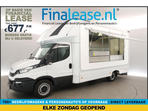 Iveco Daily 35S14 2.3 410 Foodtruck Patatwagen Camera €677pm, Auto's, Bestelauto's, Lease, Handgeschakeld, Diesel, Iveco, Wit