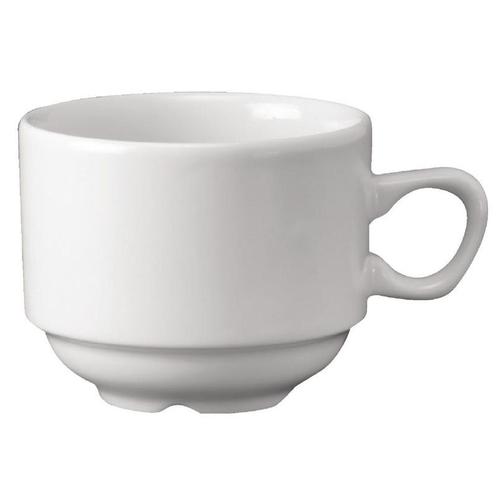 Theekopjes | WHITEWARE | Porselein | Wit | 21.2cl | 24 Stuks, Zakelijke goederen, Horeca | Keukenapparatuur, Nieuw in verpakking