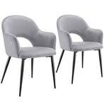 Eetkamerstoel Sachel, fluweellook, gestoffeerd, 120 kg - lic, Huis en Inrichting, Stoelen, Verzenden, Nieuw