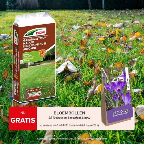 Najaarsgazonmest (20 kg) + 25 gratis krokussen, Tuin en Terras, Aarde en Mest, Ophalen of Verzenden