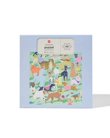 HEMA Legpuzzel 13.6x10.5cm 500 stukjes honden beschikbaar voor biedingen