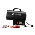 Gaskachelventilator / Mobiele Gaskachel - 30kW - Zwart, Verzenden, Nieuw