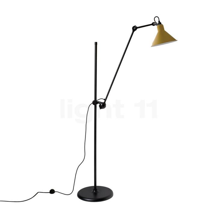 DCW Lampe Gras No 215 Stehleuchte schwarz, geel, Huis en Inrichting, Lampen | Vloerlampen, Nieuw, Verzenden
