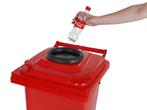 Inzamelcontainer voor petflessen - 120 liter - rood, Nieuw, Ophalen of Verzenden