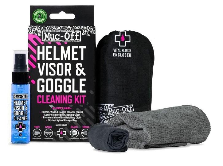 Helmet, Visor & Goggle Cleaning Kit Muc-Off, Motoren, Kleding | Motorhelmen, Verzenden